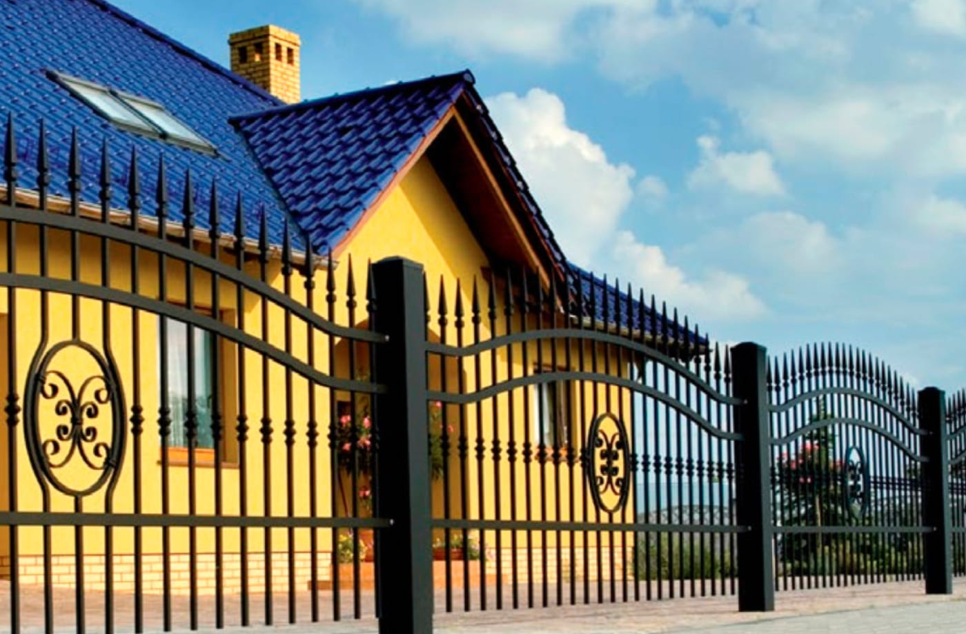 Staket för villa